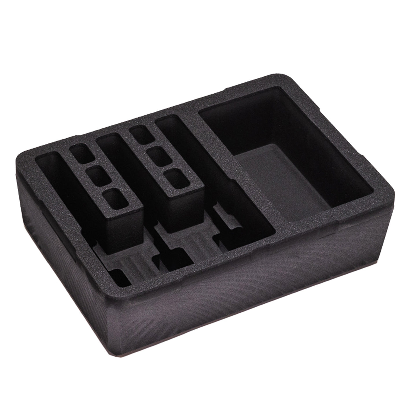 Pre-cut foam insert for #179 case, featuring three slots for magazines and a compartment for additional gear storage.
