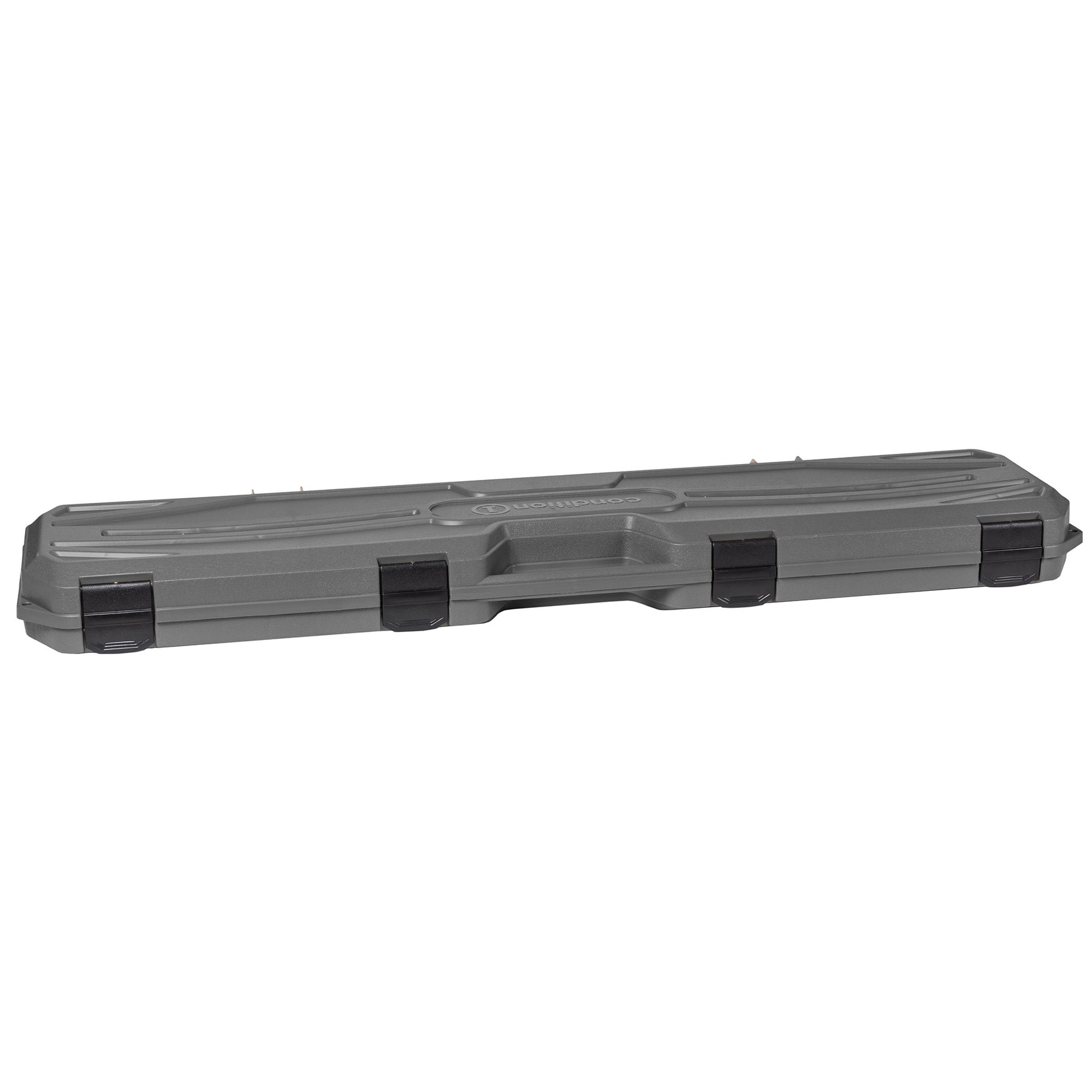 Gray 42-inch economy hard case with black latches, designed for secure storage and transport of equipment.
