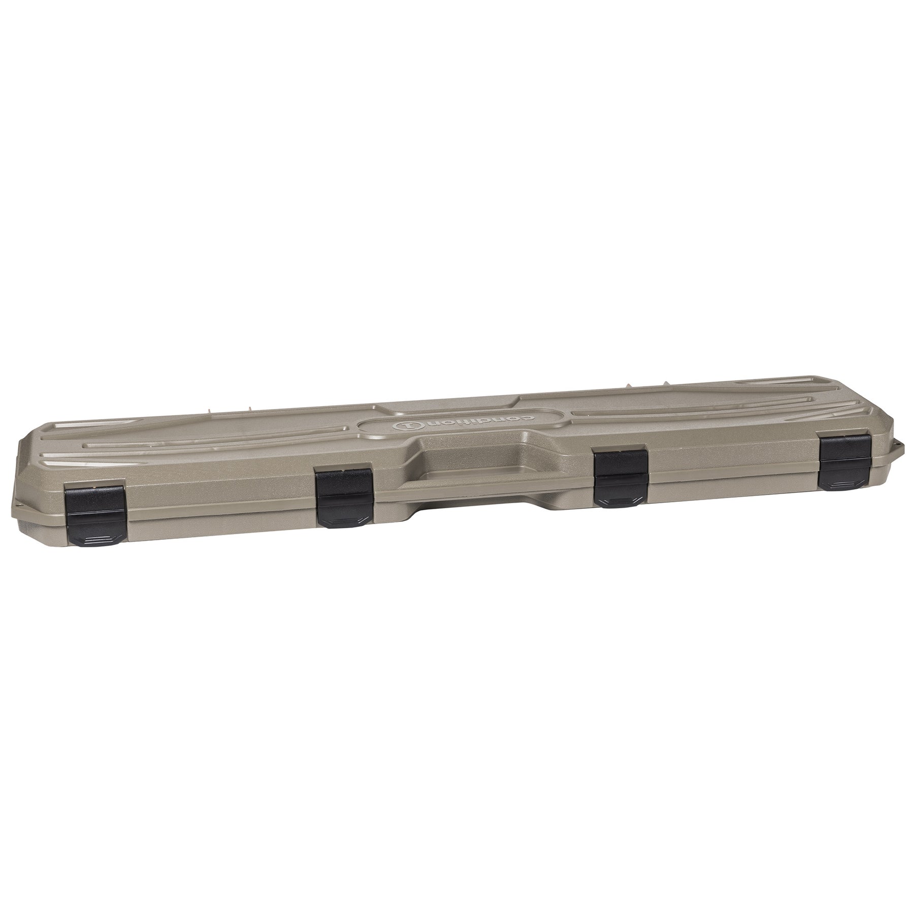 42-inch beige plastic economy case with black latches, designed for secure storage and transport.