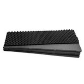 Replacement foam inserts with black egg crate and flat foam layers for #1229 case, designed for cushioning and protection.