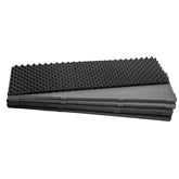 Replacement foam pad with textured and smooth surfaces, designed for model #2106, ideal for soundproofing or cushioning.