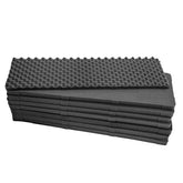 Replacement foam inserts with egg crate and flat foam layers for case #2191, designed for cushioning and protection.