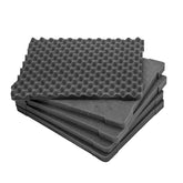 Replacement foam inserts for #991 case, featuring egg-crate and flat foam layers for cushioning and protection.
