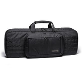 Durable 36-inch rifle bag with padded compartments and exterior pockets for secure storage and transport of firearms.