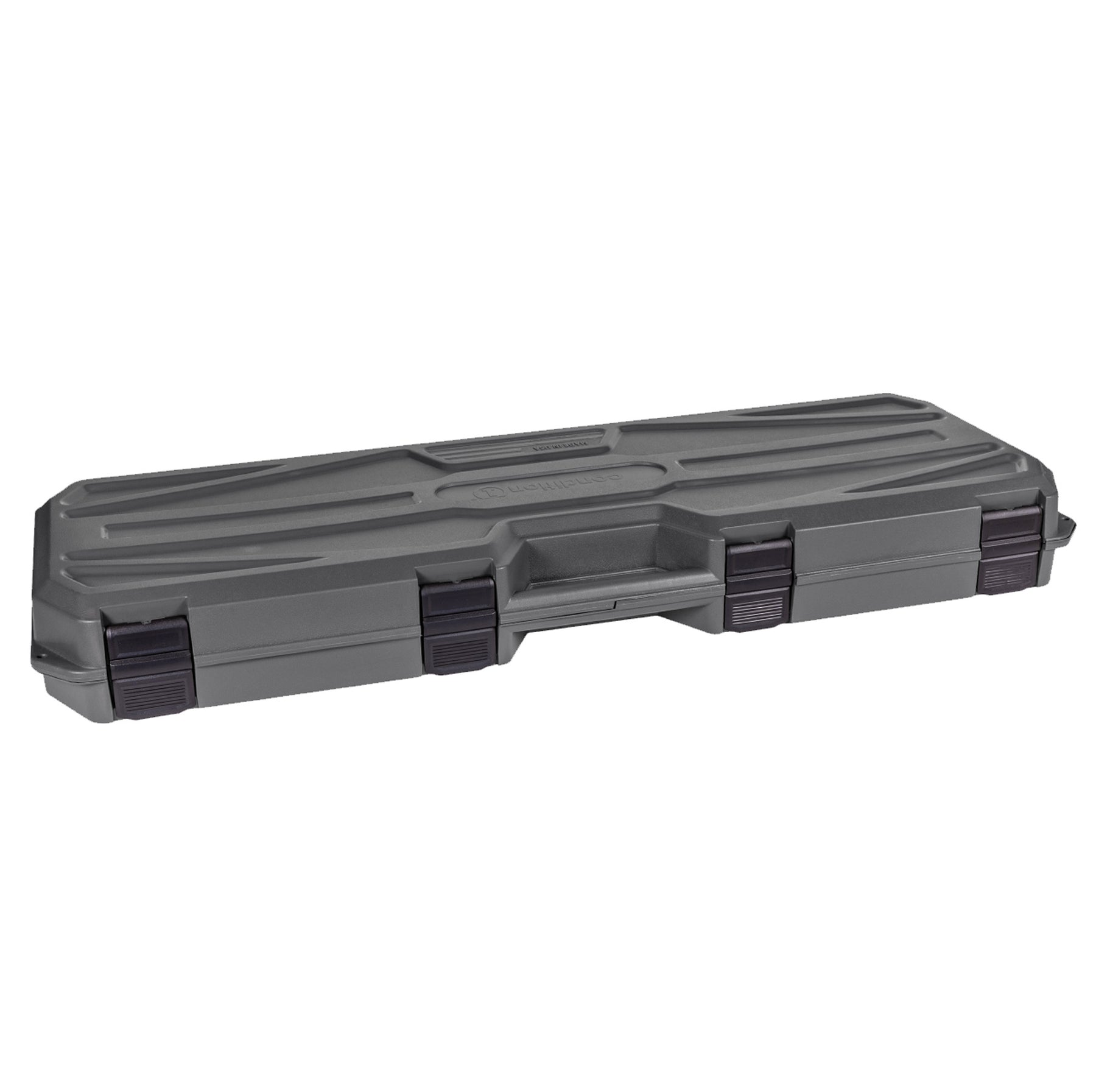 Gray 42-inch economy AR case with black latches, designed for secure storage and transport of rifles or equipment.