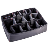 Padded divider set for #179 case, featuring adjustable compartments with black and gray padding for organized storage.