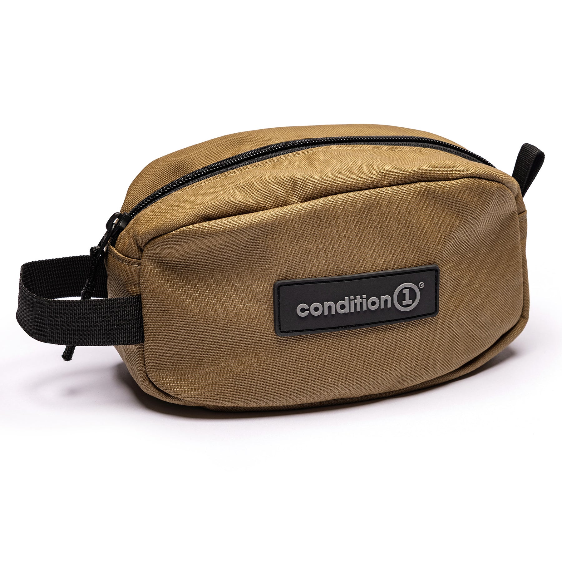 Lone Star Ammo Bag in tan with a zippered closure and a black logo patch, designed for secure storage and transport.