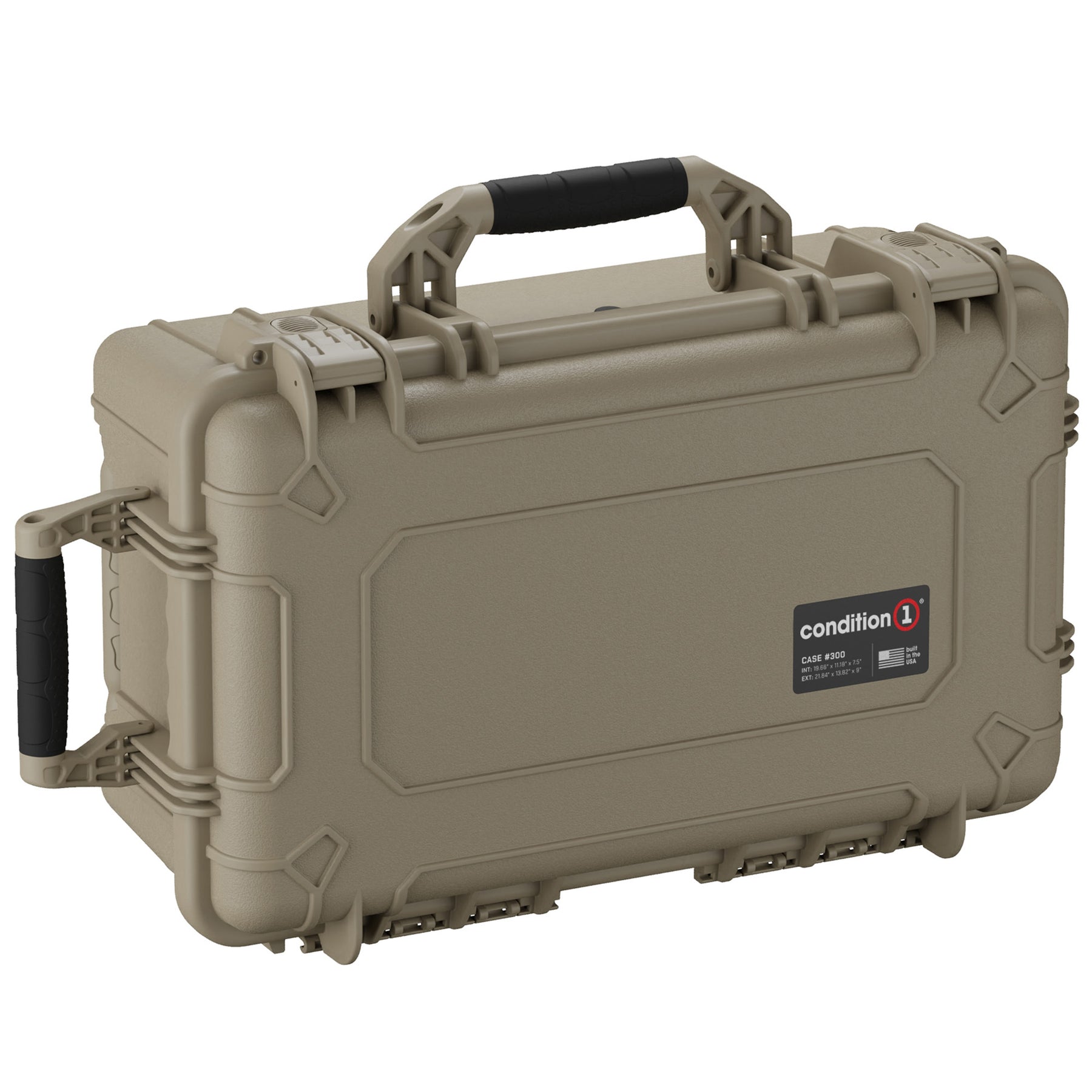 Alt text: "22-inch Field Ethos Mobile Bar Case in tan color, featuring rugged construction, dual sturdy handles, and secure latch closures for enhanced portability and protection."