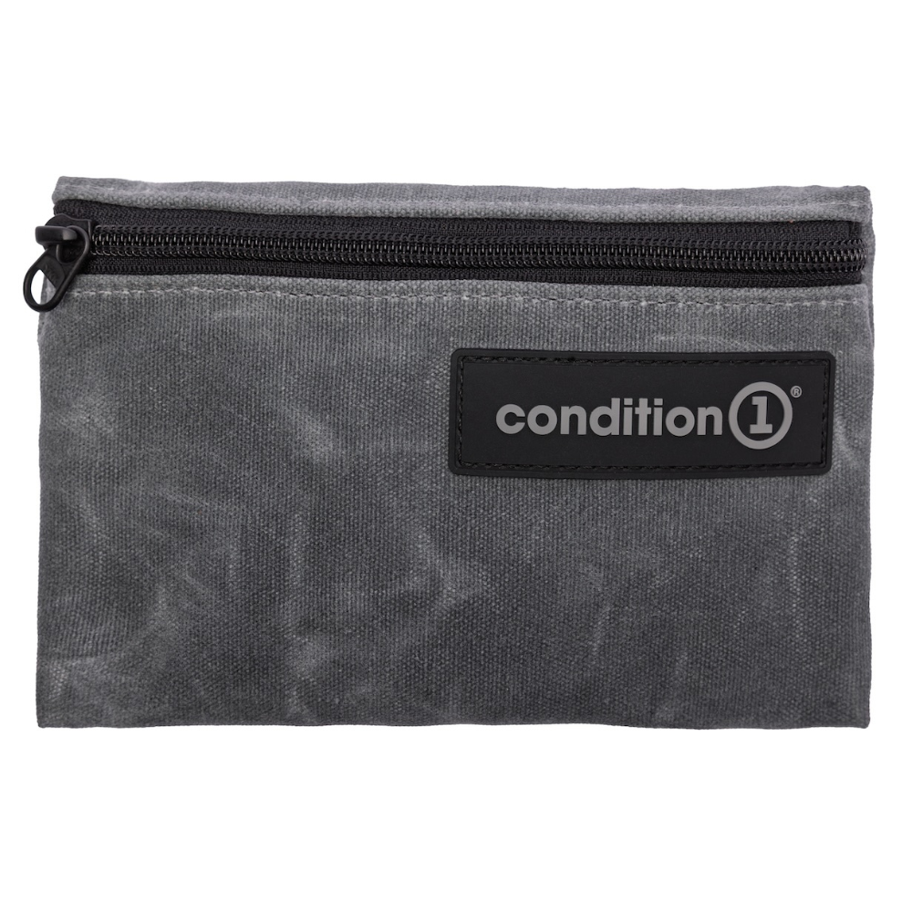 Waxed Canvas Flat Pouch