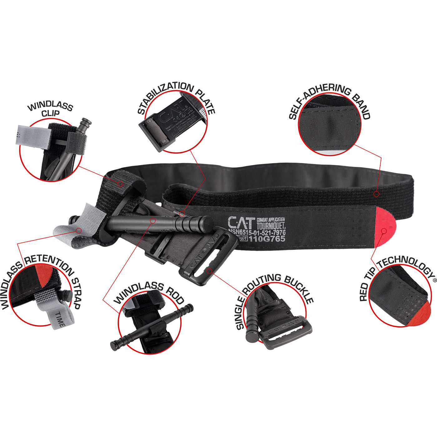 North American Rescue Combat Application Tourniquet (C-A-T) GEN 7