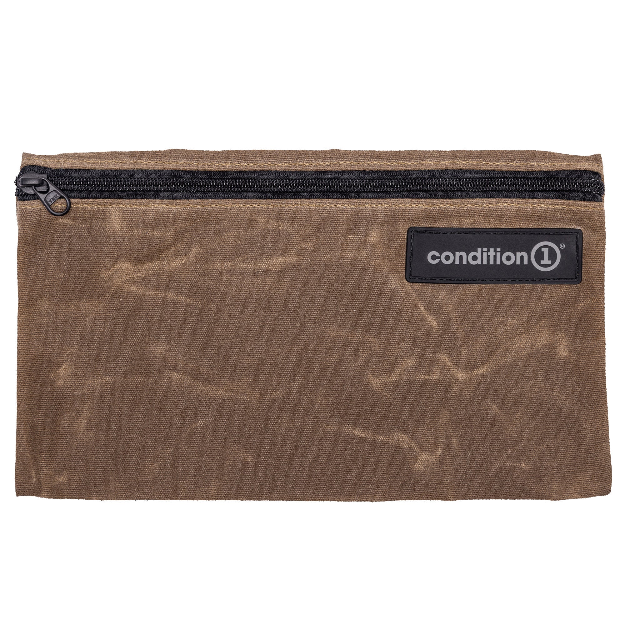 Waxed Canvas Flat Pouch