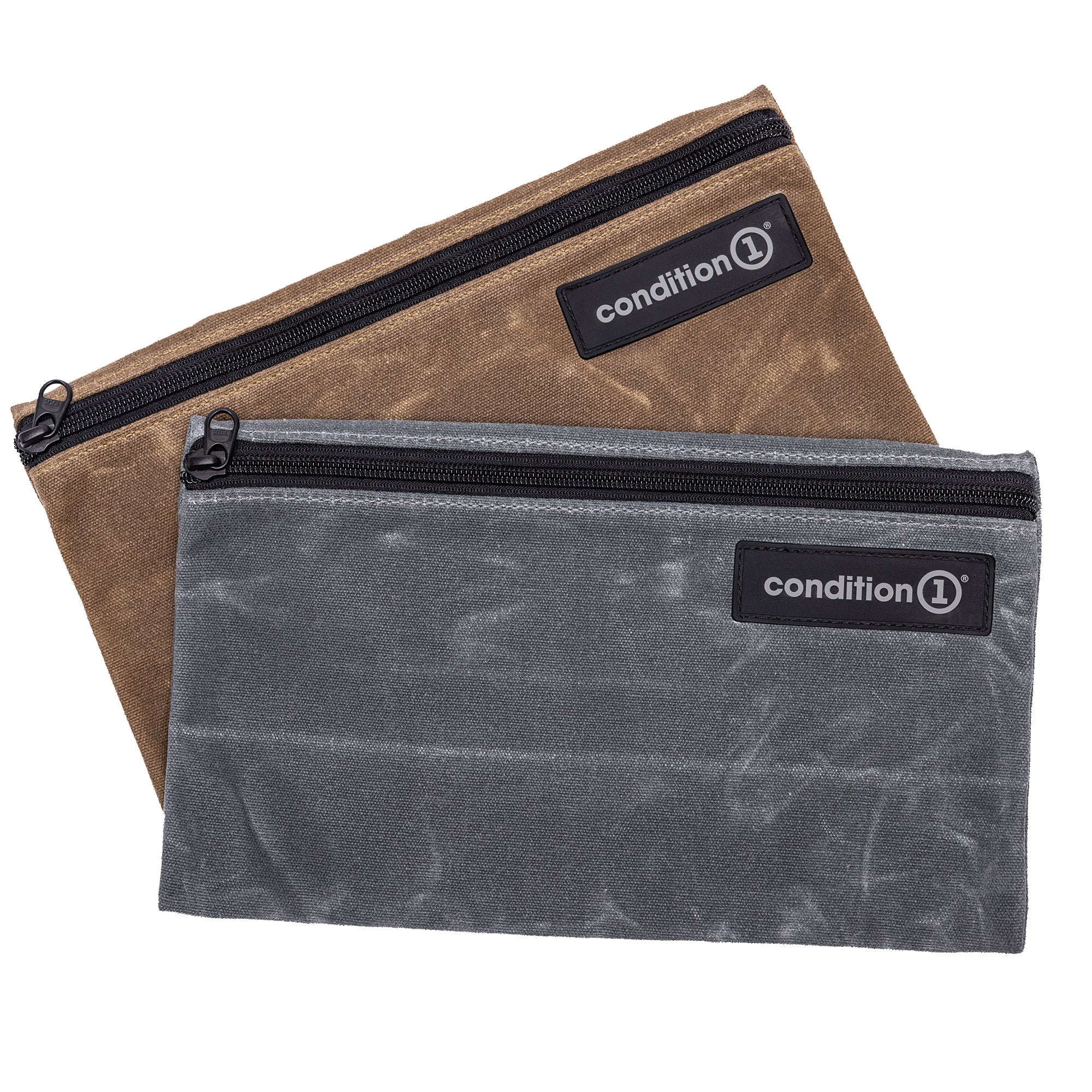 Waxed Canvas Flat Pouch