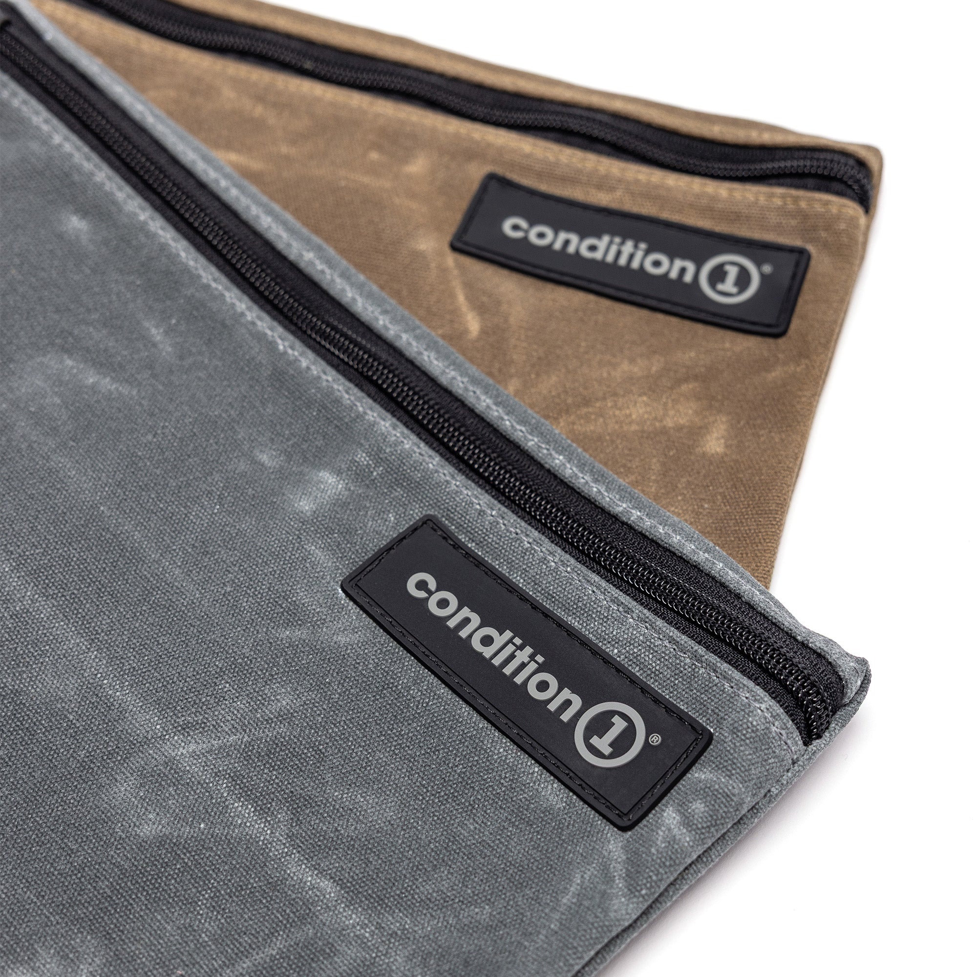 Waxed Canvas Flat Pouch