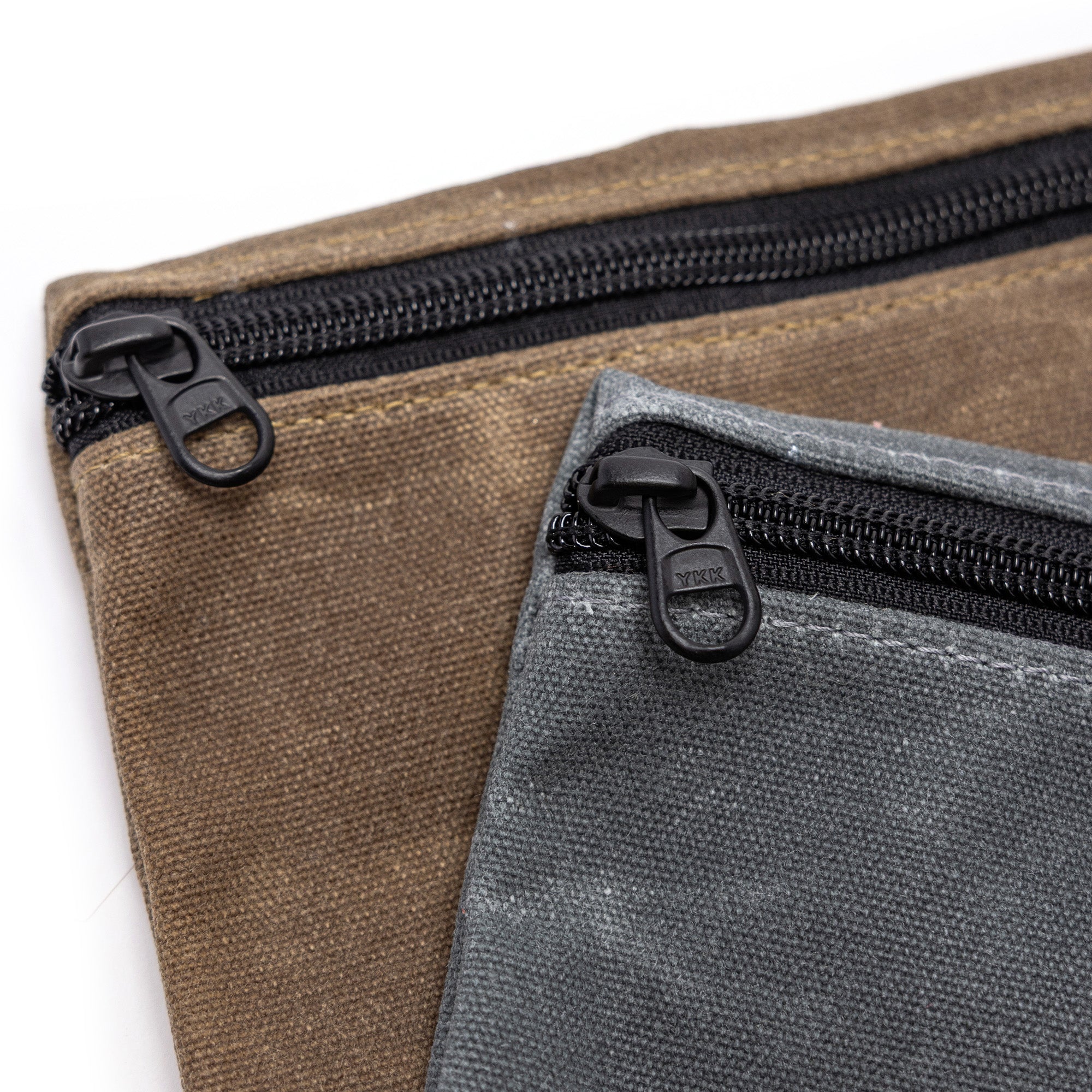 Waxed Canvas Flat Pouch