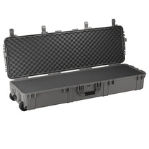 Durable 59-inch long hard case with a foam interior, designed for secure storage and transport of equipment.