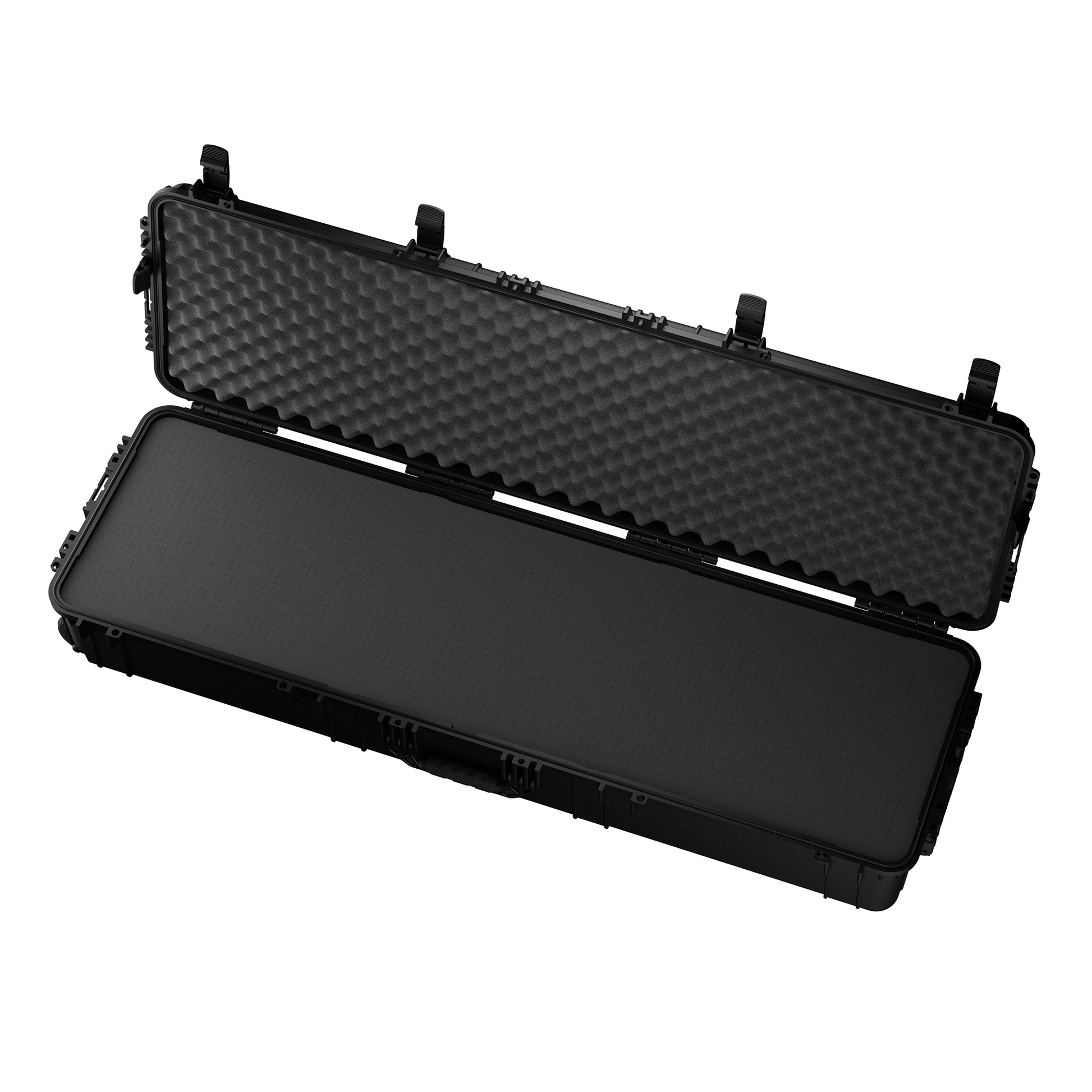 59-inch long hard case #2319, featuring a waterproof design and foam interior for secure storage of equipment.