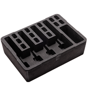 Pre-cut foam insert for #179 case, featuring four slots for organized storage of cameras and gear.