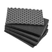 Replacement foam inserts for #227 case, featuring egg crate and flat foam layers for cushioning and protection.