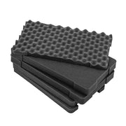 Replacement foam inserts for #300 case, including egg crate foam on top and dense foam layers inside for protection.
