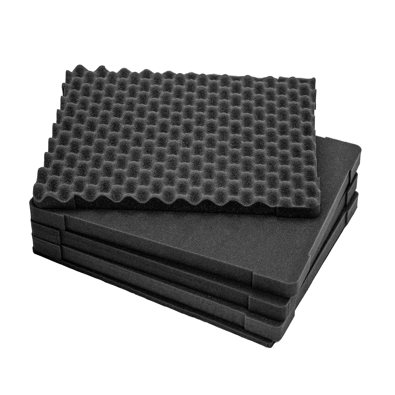 Replacement foam inserts for #289 case, featuring egg crate and flat foam layers for cushioning and protection.
