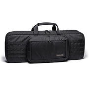 Durable 36-inch rifle bag with padded compartments and exterior pockets for secure storage and transport of firearms.