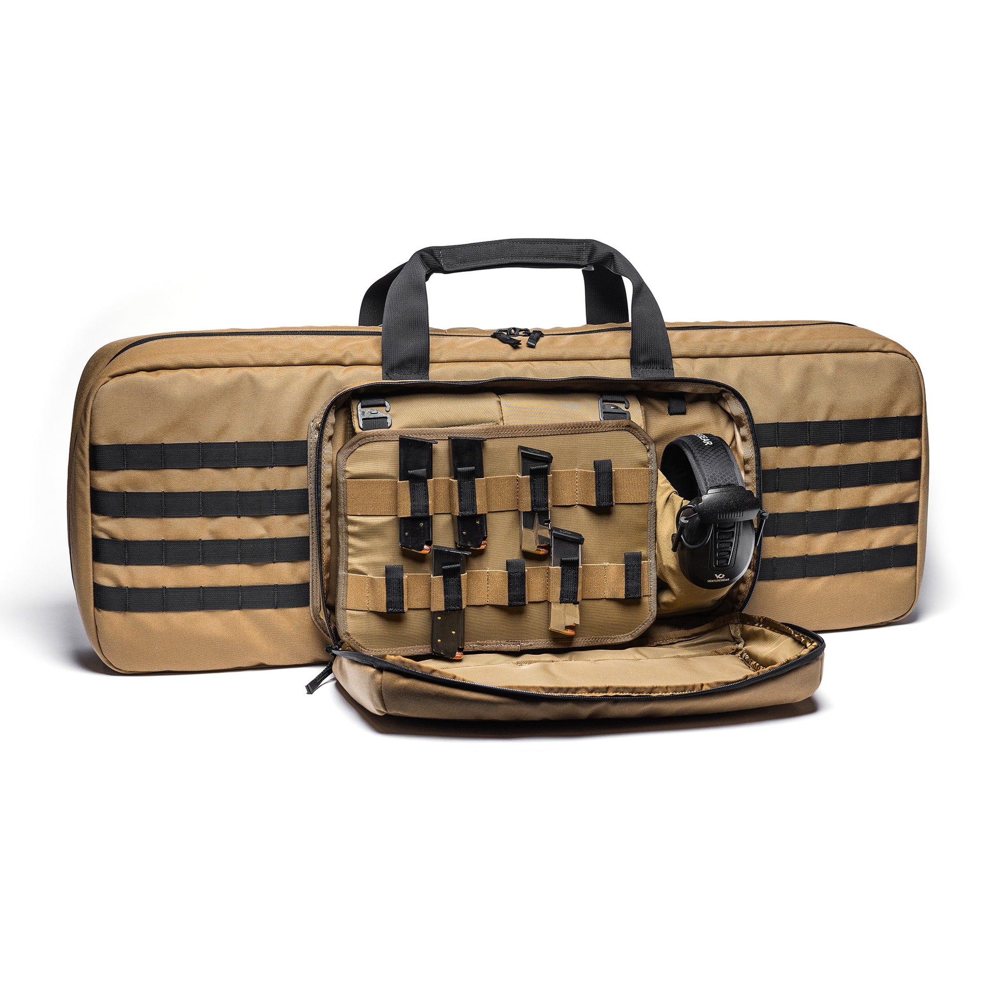 Lone Star 36" rifle bag with multiple compartments, adjustable straps, and a padded interior for firearm storage.