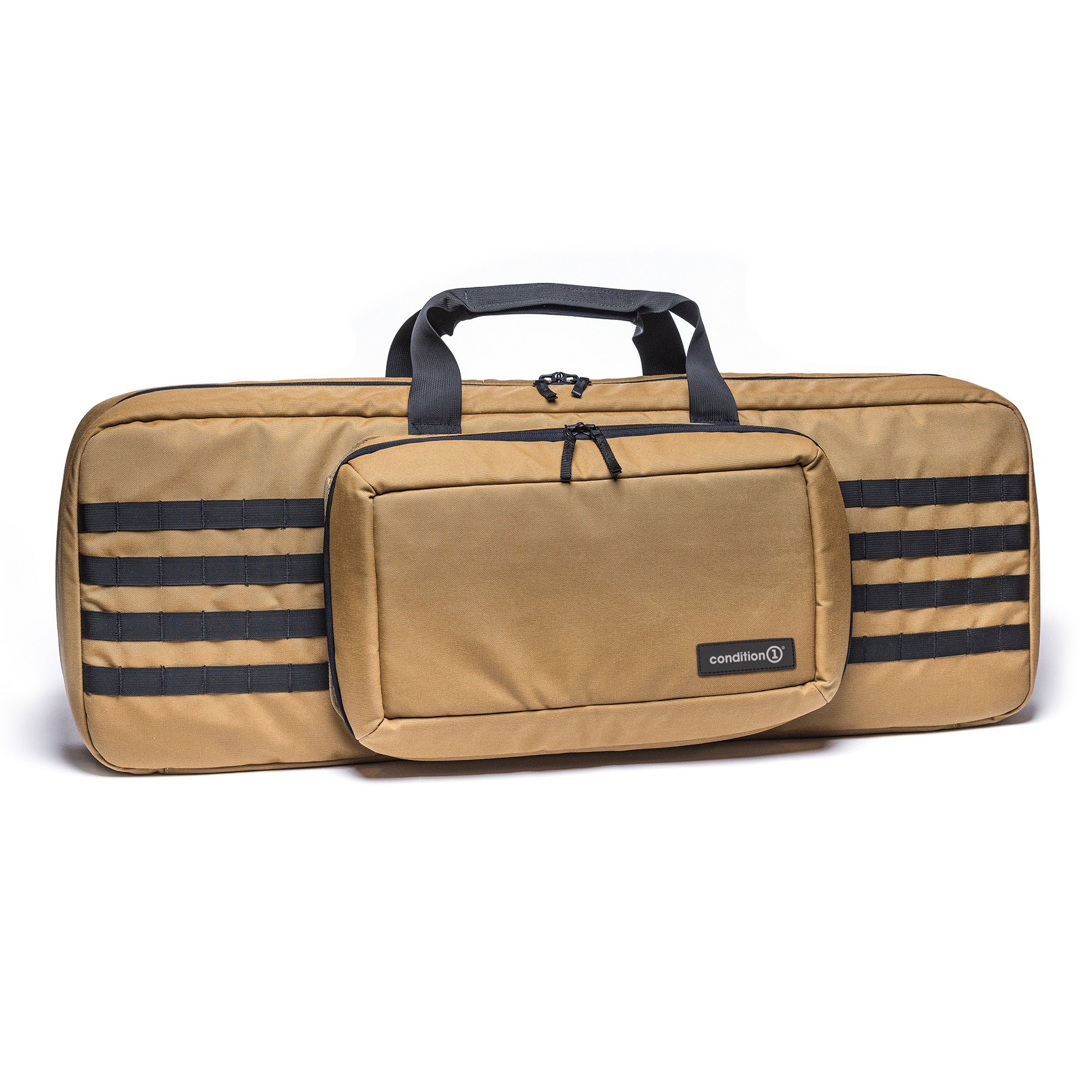 Durable Lone Star 36-inch rifle bag in tan with padded handles and exterior pockets for secure firearm transport.
