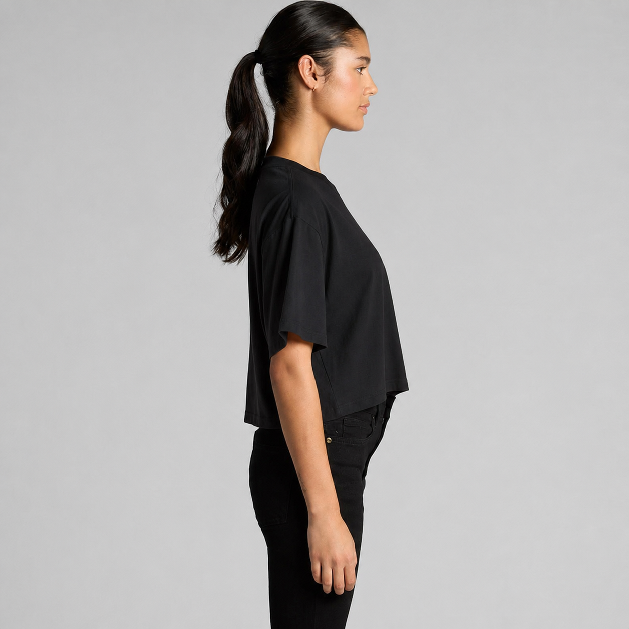 Womens Logo Crop Tee