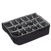 Padded divider set for #305 case, featuring multiple compartments for organized storage of cameras and gear.