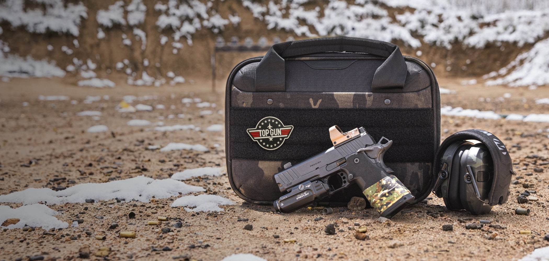 the kinetic series<br>two-pistol bag