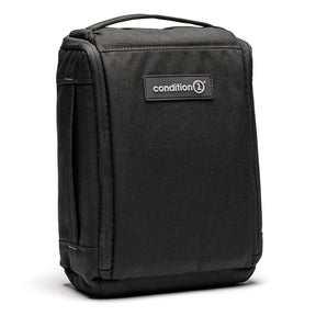 Black Lone Star 2 Pistol Bag with a sturdy handle and zippered compartments for secure firearm storage and transport.