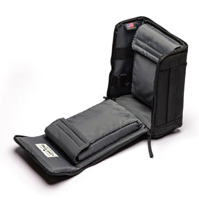 Lone Star 2 Pistol Bag with a spacious interior and padded compartments for secure firearm storage and transport.