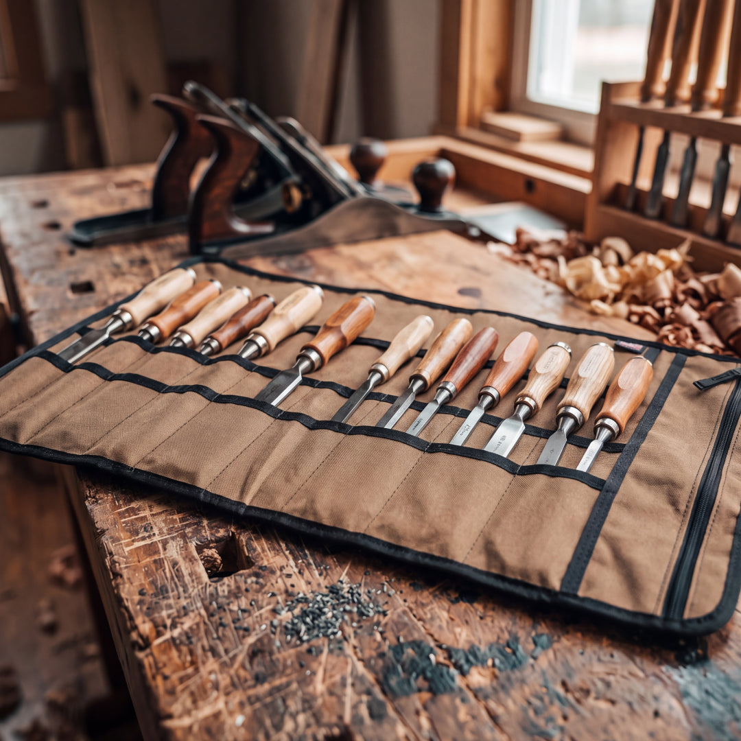 Waxed Canvas Tool Roll