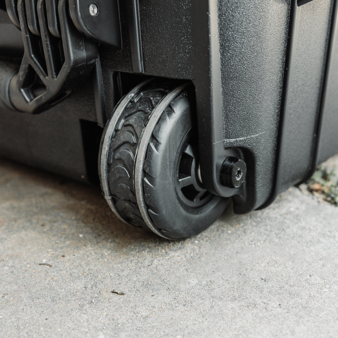 Heavy-duty rubber wheels