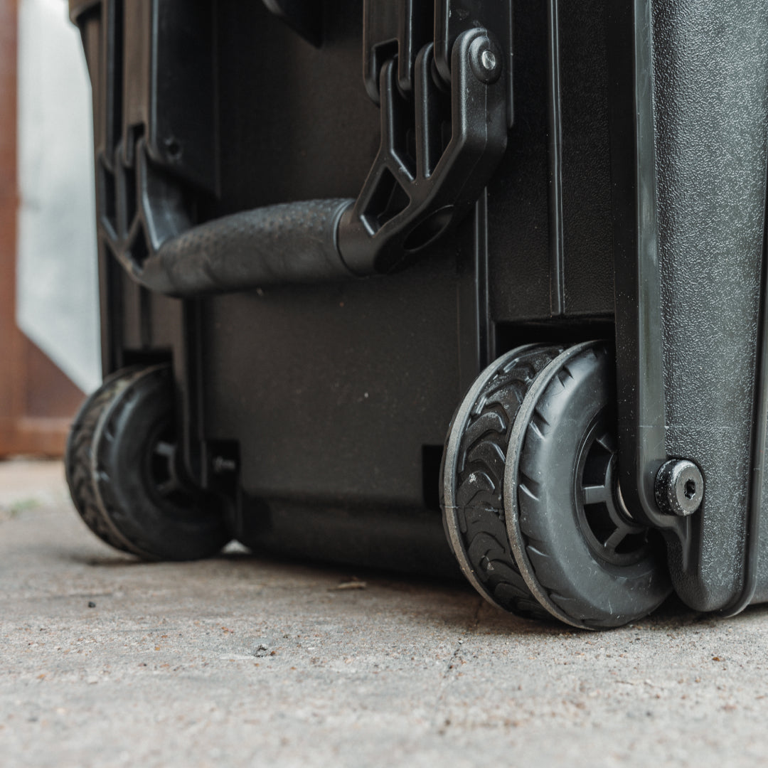 Heavy-duty rubber wheels