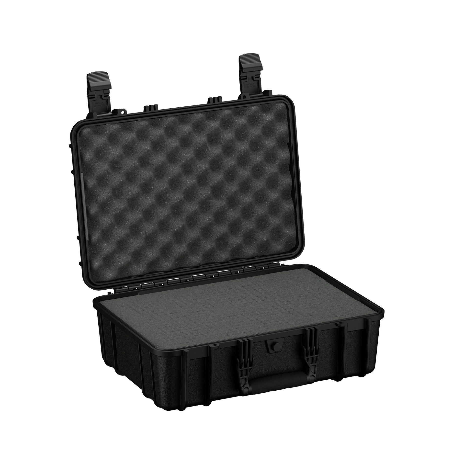 Replacement foam insert for #801 hard case, featuring egg crate foam on top and flat foam on the bottom for protection.