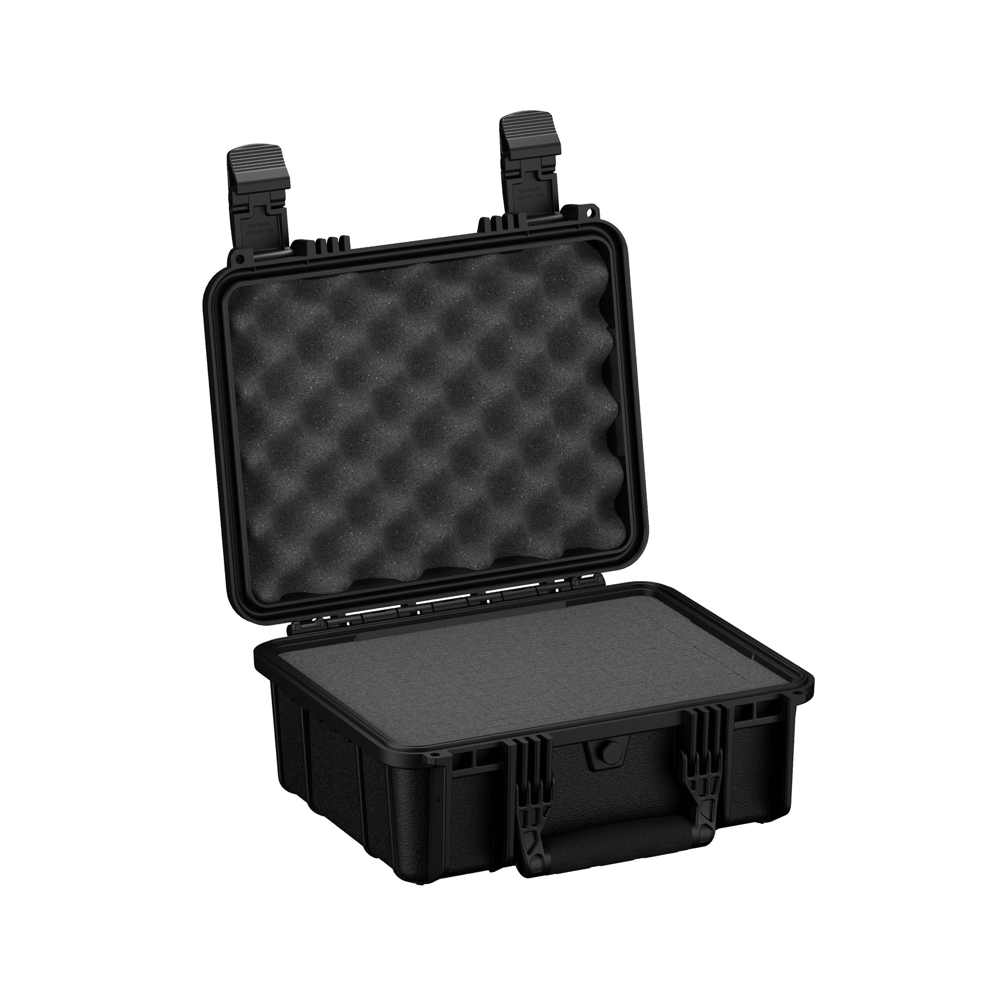 Replacement foam insert for #075 hard case, featuring egg crate and flat foam layers for secure item storage.