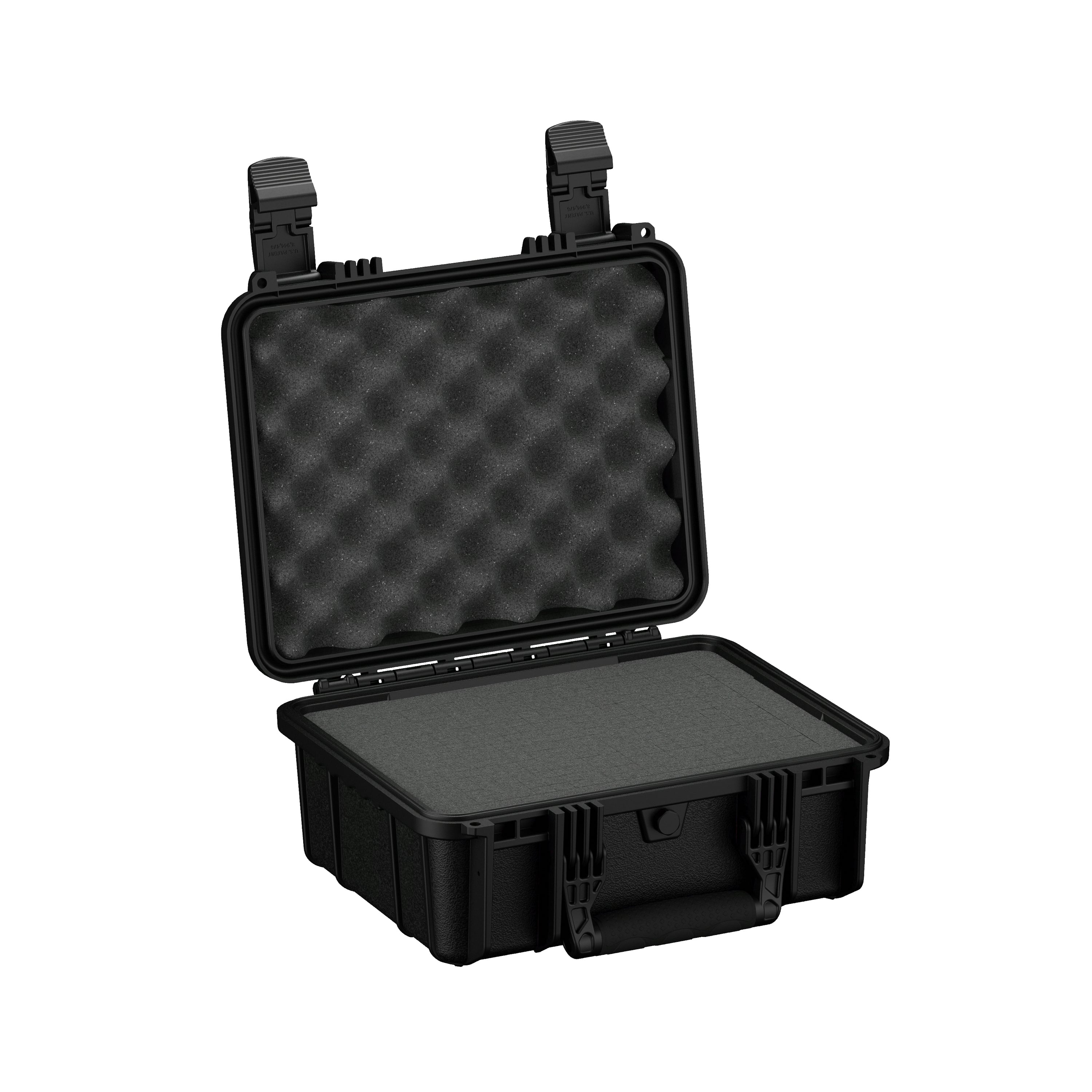Replacement foam insert for #075 hard case, featuring egg crate and flat foam layers for secure item storage.