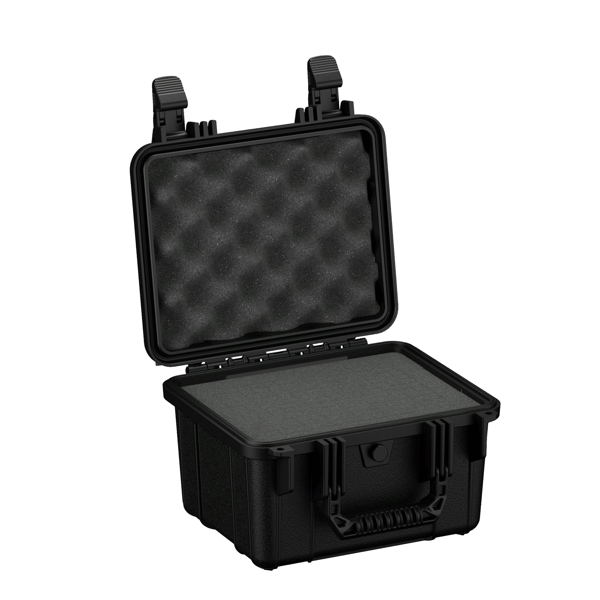 Replacement foam insert for #185 protective case, featuring egg crate foam on top and flat foam on the bottom for cushioning.