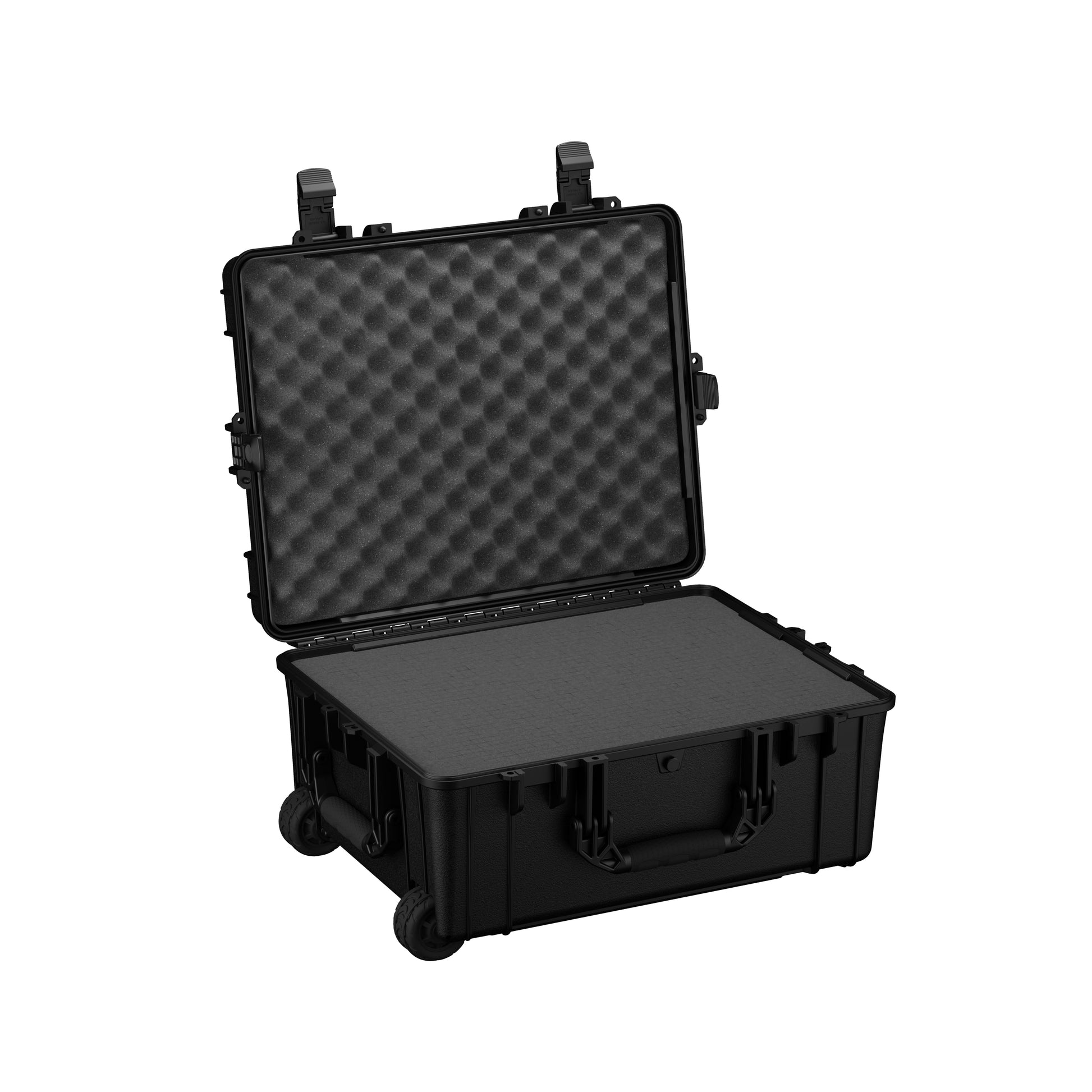 Replacement foam insert for #991 case, featuring egg crate foam on the lid and flat foam on the bottom for protection.