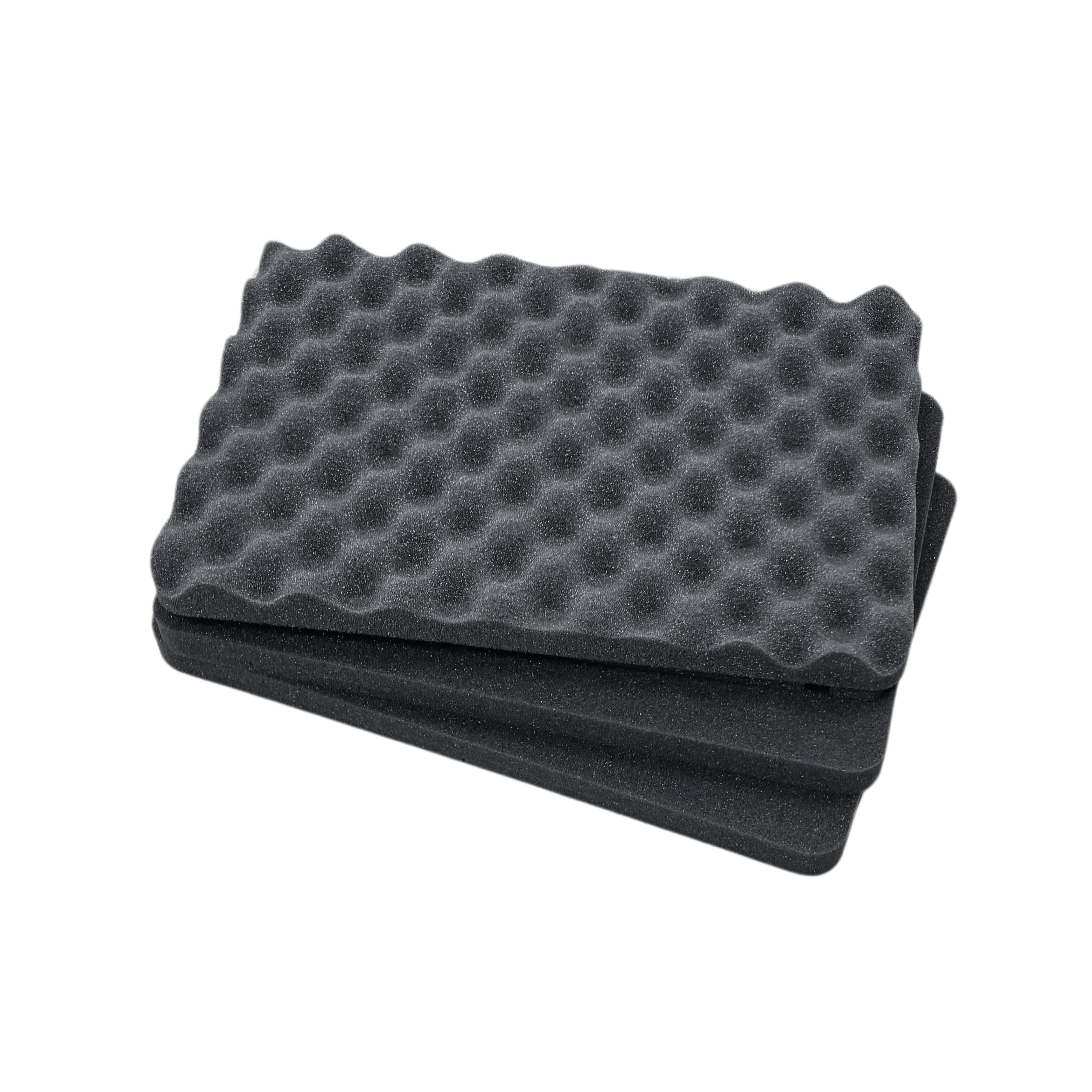 Replacement foam inserts for #162 case, featuring egg crate and flat foam layers for protection and organization.